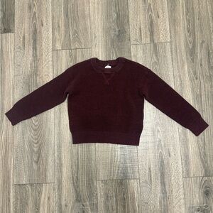Gap Kids Dark Red Sweater Boys Size 6-7 Small Thermal